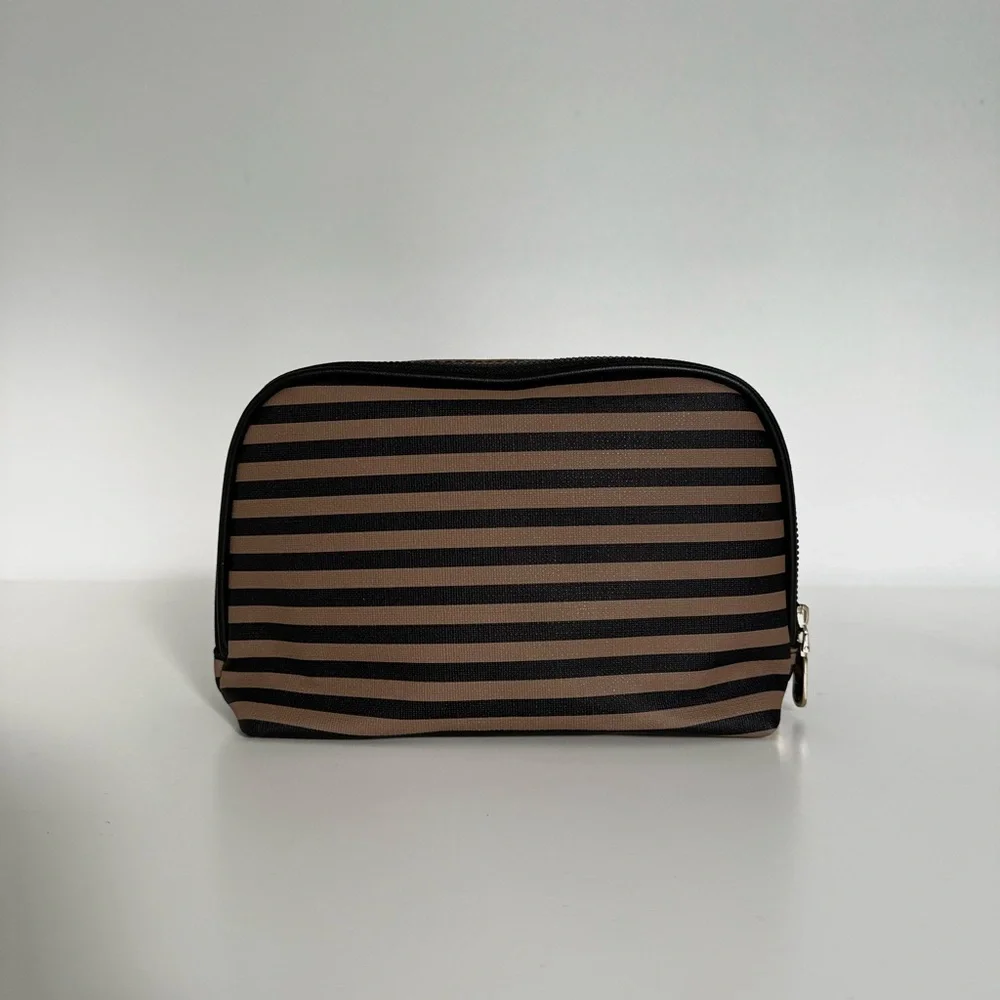 Adrienne Vittadini Saratoga Stripe Collection Double Top Zip Case